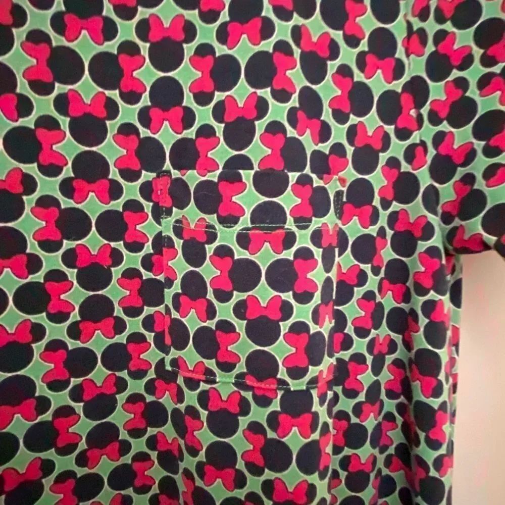 LulaRoe Disney Carley Minnie Mouse High Low Hem Dress - Picture 6 of 9